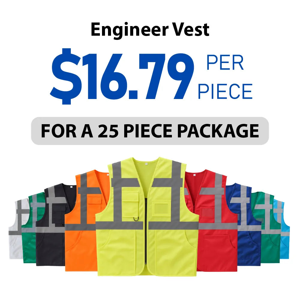 Safety Vest - 25 Pieces