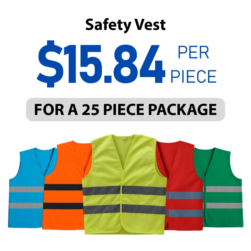 Safety Vest - 25 Pieces